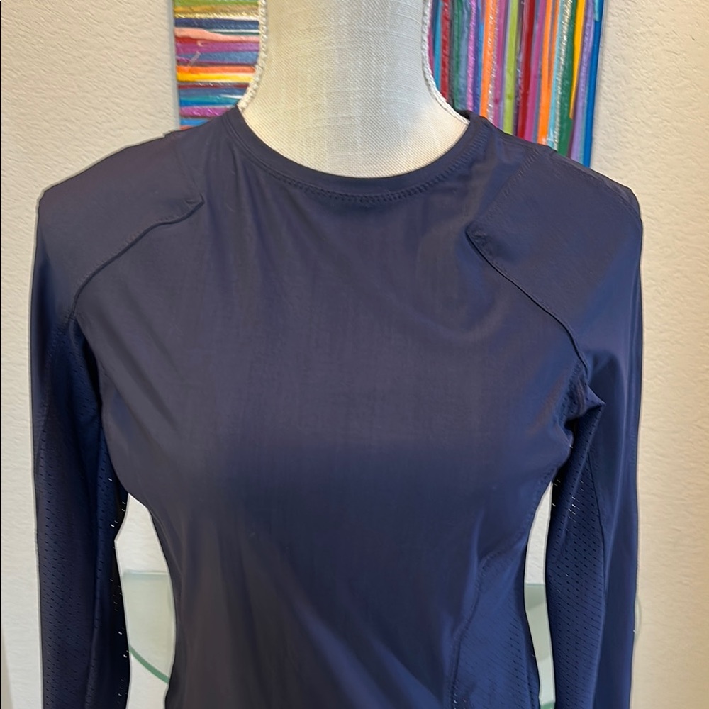 NWT Navy Long Sleeve Athletic Top